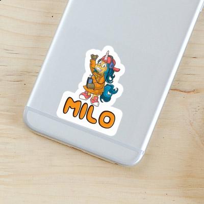 Milo Autocollant Licorne hip-hop Image