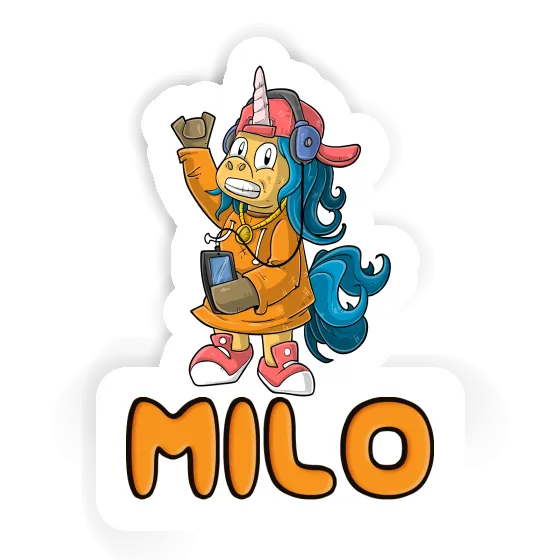 Milo Autocollant Licorne hip-hop Gift package Image