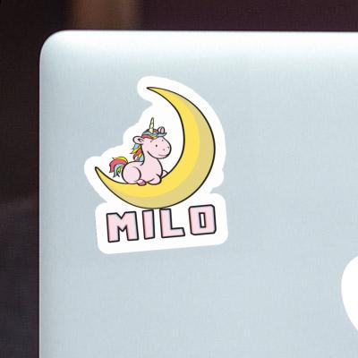 Moon Unicorn Sticker Milo Laptop Image