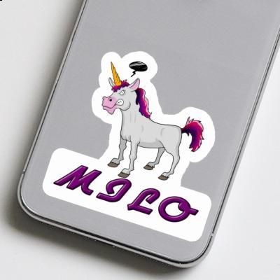 Autocollant Licorne Milo Laptop Image