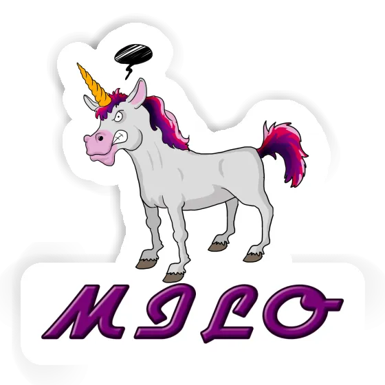 Autocollant Licorne Milo Gift package Image