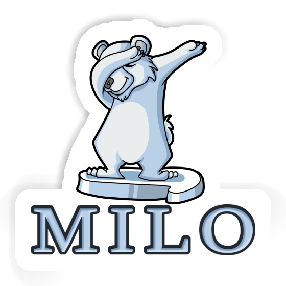 Milo Sticker Eisbär Notebook Image