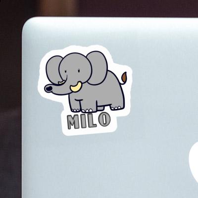 Sticker Elefant Milo Notebook Image