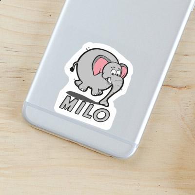 Sticker Milo Elephant Gift package Image