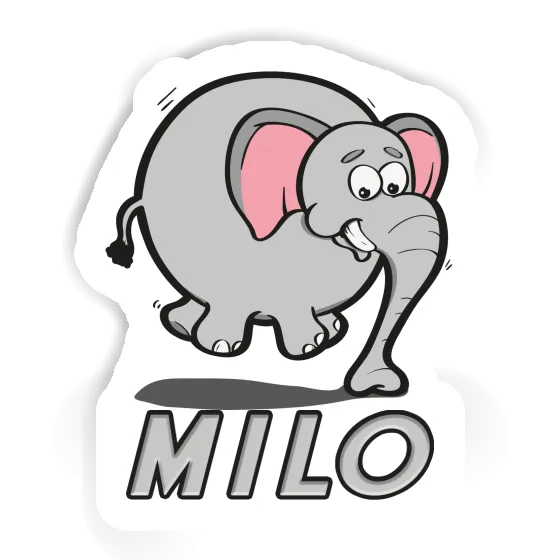 Sticker Milo Elephant Laptop Image