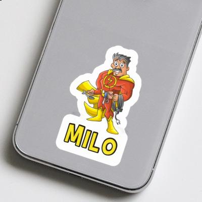 Milo Autocollant Électricien Image