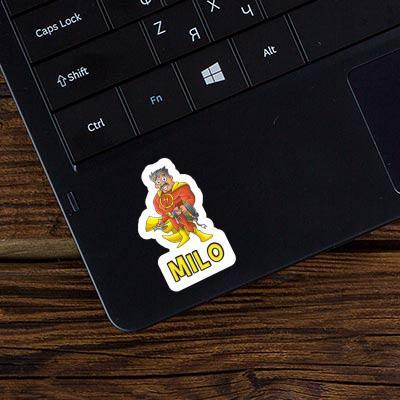 Sticker Electrician Milo Laptop Image