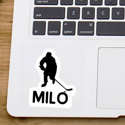 Hockey Player Sticker Milo Gift package Image