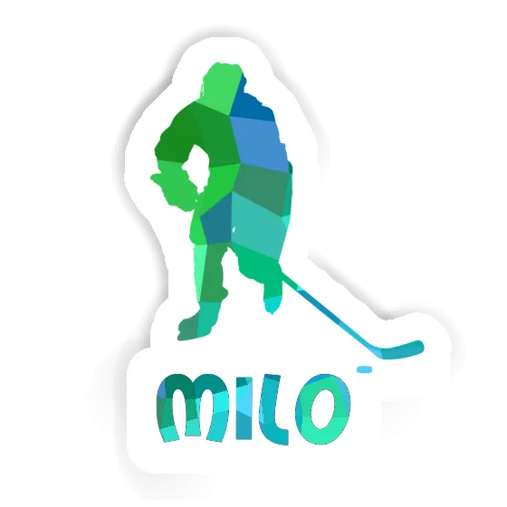 Joueur de hockey Autocollant Milo Gift package Image