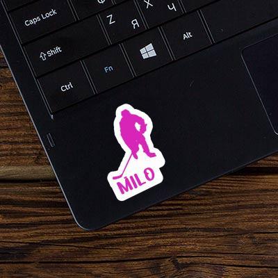 Sticker Milo Hockey Player Image