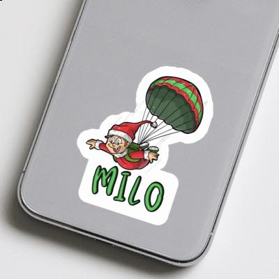 Milo Autocollant Parachutiste Laptop Image