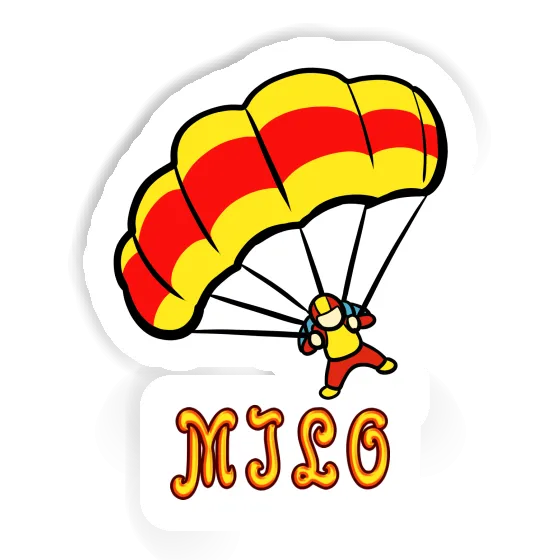 Parachutiste Autocollant Milo Image