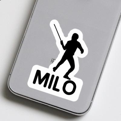 Fencer Sticker Milo Notebook Image