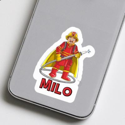 Sticker Milo Firefighter Laptop Image