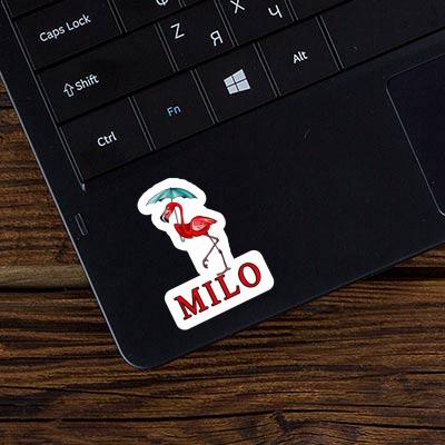 Sticker Flamingo Milo Laptop Image