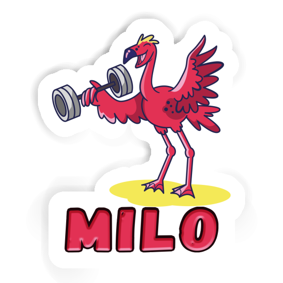 Weight Lifter Sticker Milo Image