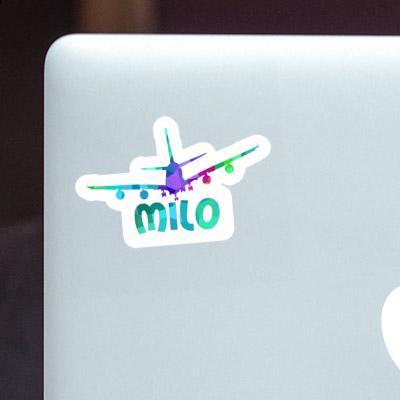 Milo Sticker Flugzeug Laptop Image