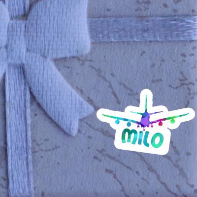 Milo Sticker Airplane Laptop Image