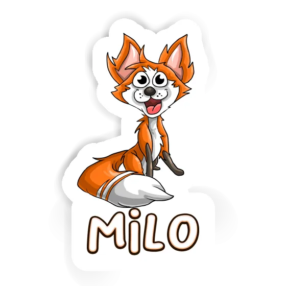 Autocollant Renard Milo Gift package Image