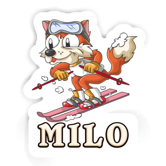 Milo Sticker Skier Image