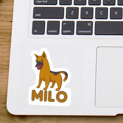 Sticker German Shepherd Milo Laptop Image