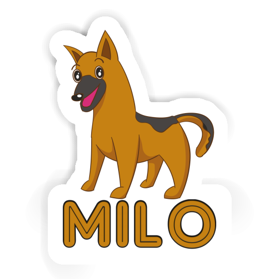 Sticker German Shepherd Milo Gift package Image