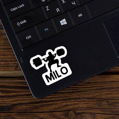 Sticker Weightlifter Milo Gift package Image