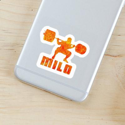 Weightlifter Sticker Milo Image