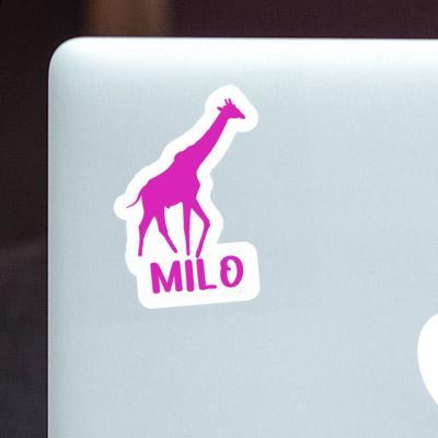 Girafe Autocollant Milo Notebook Image