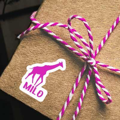 Milo Sticker Giraffe Notebook Image