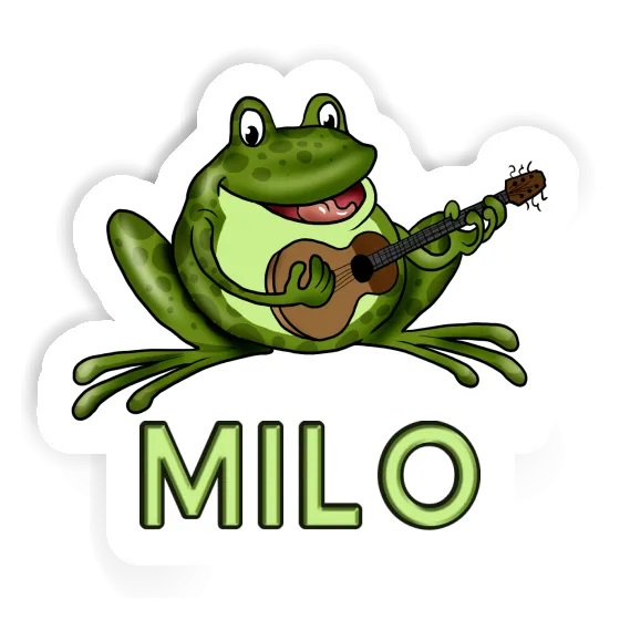 Autocollant Grenouille Milo Notebook Image