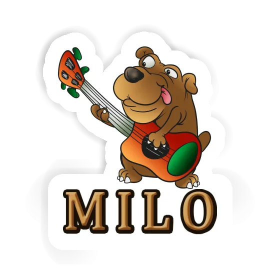 Autocollant Milo Guitariste Gift package Image