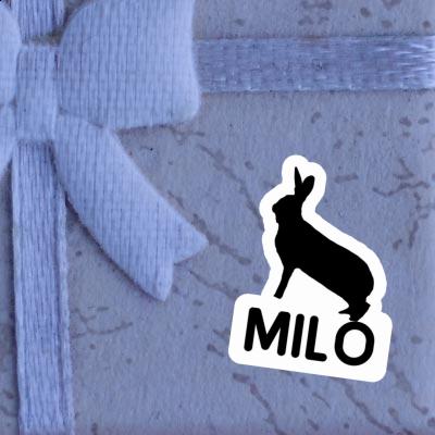 Autocollant Lapin Milo Notebook Image