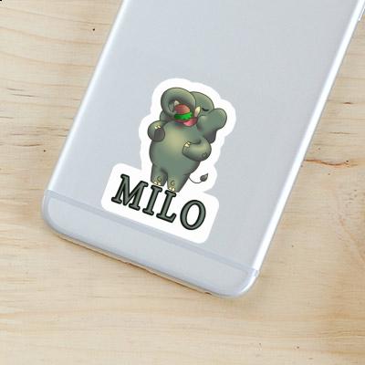 Elephant Sticker Milo Notebook Image