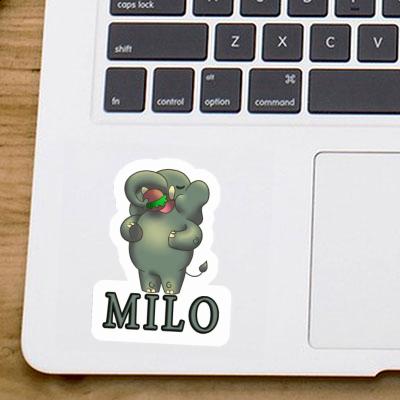 Sticker Milo Elefant Notebook Image