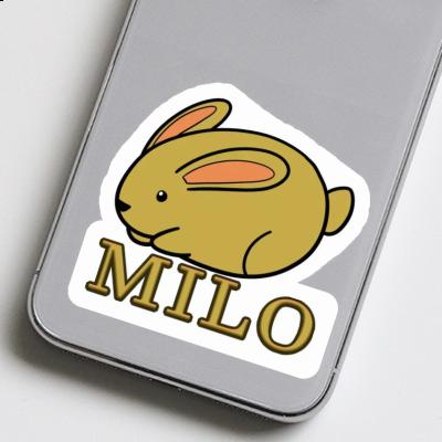 Aufkleber Hase Milo Laptop Image