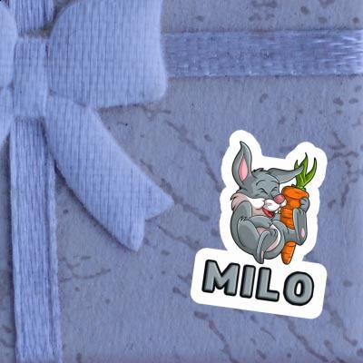 Aufkleber Hase Milo Laptop Image