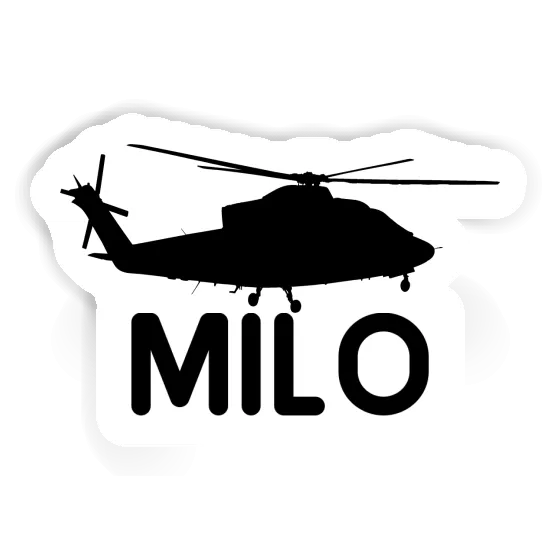 Sticker Helicopter Milo Laptop Image