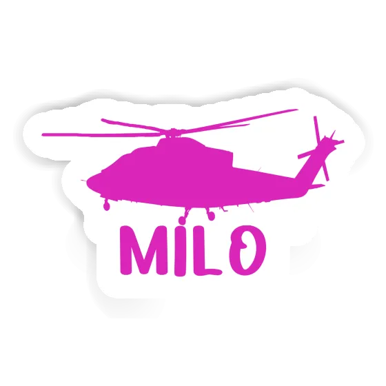 Milo Sticker Helicopter Laptop Image