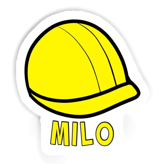 Casque de chantier Autocollant Milo Laptop Image