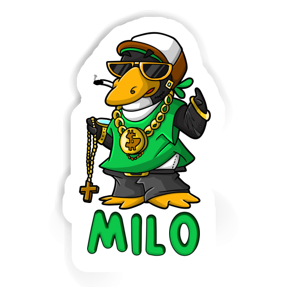 Pingouin hip-hop Autocollant Milo Image