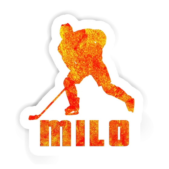 Milo Sticker Hockey Player Image