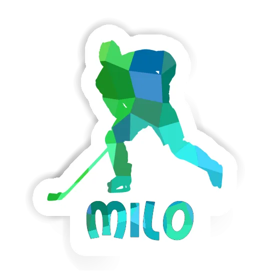 Milo Sticker Hockey Player Laptop Image