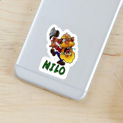 Lumberjack Sticker Milo Laptop Image