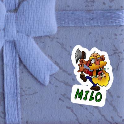 Lumberjack Sticker Milo Notebook Image