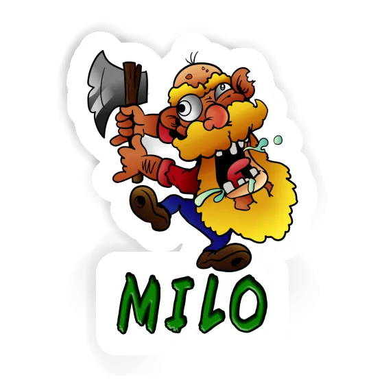 Lumberjack Sticker Milo Image