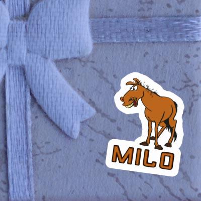 Milo Sticker Horse Laptop Image