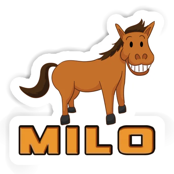 Milo Sticker Horse Notebook Image