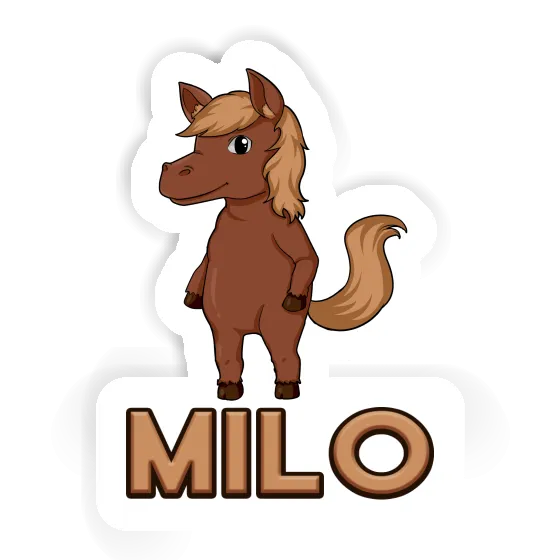 Autocollant Milo Cheval Laptop Image