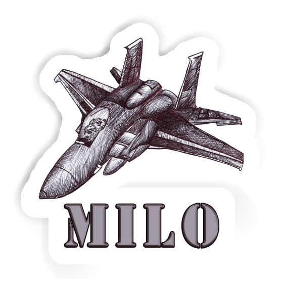 Milo Sticker Jet Notebook Image